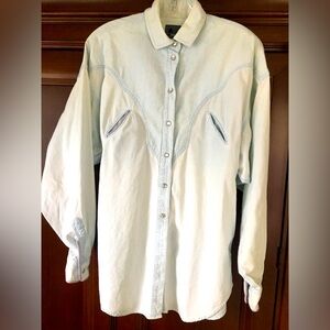 Women’s Vintage Liz Wear oversized Chambray size M